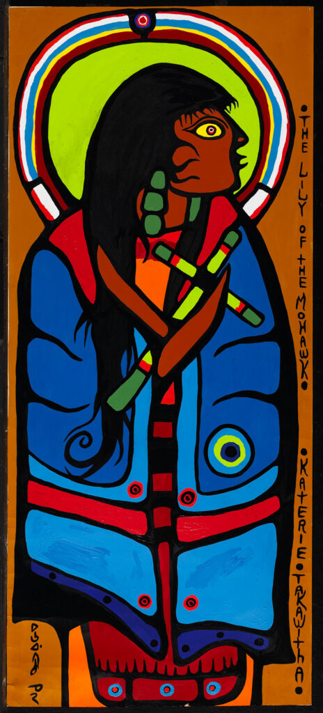 painting of indigenous person